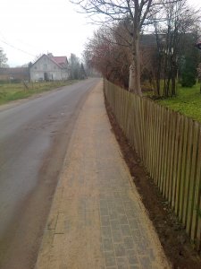 Modernizacja chodnika w miejscowości Molza