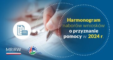 Harmonogram naborów wniosków o przyznanie pomocy na rok 2026